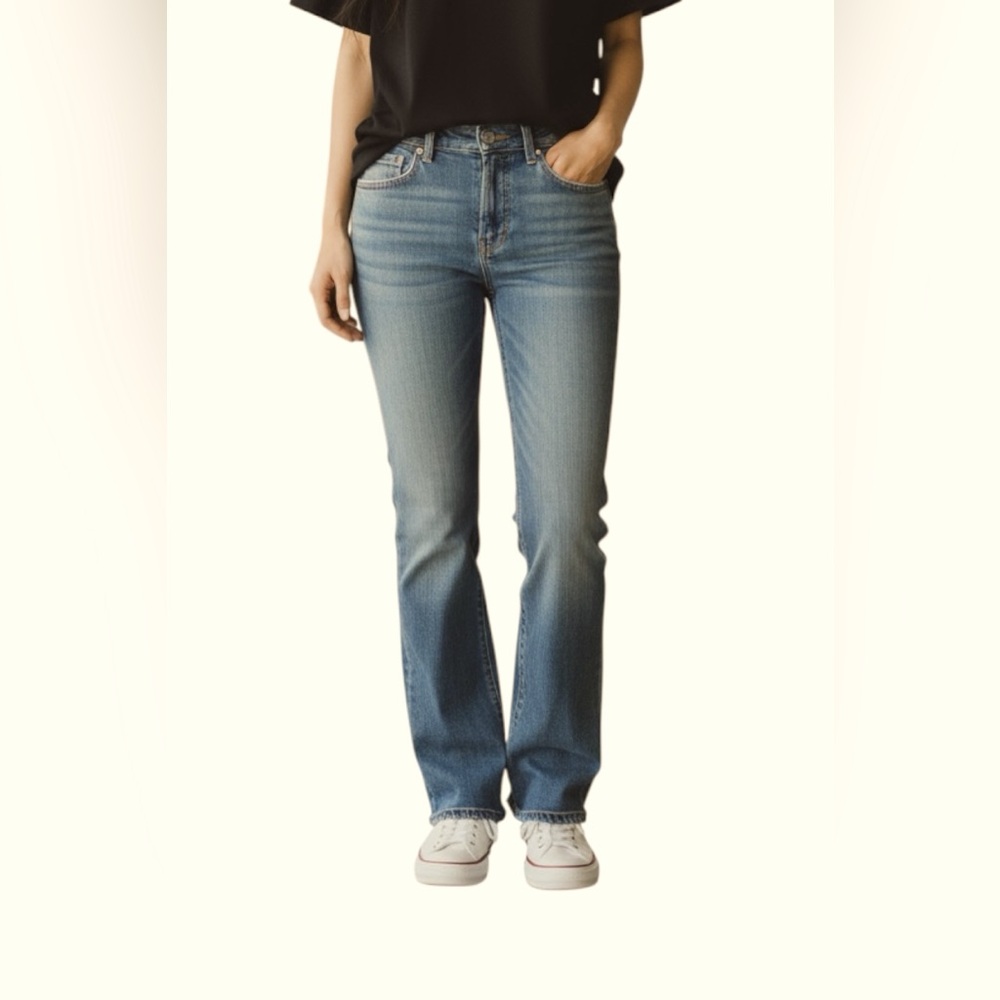 Agolde Light Blue Bootcut Jeans